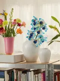 Lyngby Porcelaen Ваза Rhombe из фарфора ручной работы высотой 25 см — фото 4