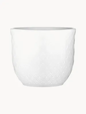 Lyngby Porcelaen Набор рюмок для яиц Rhombe из фарфора, белый, 2 шт