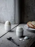Lyngby Porcelaen Набор рюмок для яиц Rhombe из фарфора, белый, 2 шт — фото 2