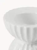 Lyngby Porcelaen Подсвечник Tura из фарфора с рифлёной поверхностью — фото 4
