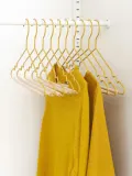 Mustard Made Комплект вешалок-плечиков Adult Top, 10 штук, Ш 39 × В 20 см, Горчичный — фото 2