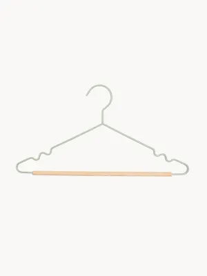 Mustard Made Комплект вешалок-плечиков Adult Top, 10 штук, Ш 39 × В 20 см, Шалфейный зелёный