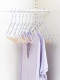 Mustard Made Комплект вешалок-плечиков Adult Top, 10 штук, Ш 39 × В 20 см, Сиреневый — фото 2