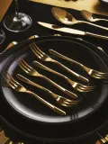 Sambonet Набор вилок для торта Taste полированный, 6 предметов — фото 2