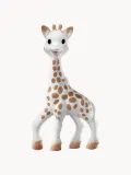 Прорезыватель Sophie la girafe из натурального каучука для малышей, высота 18 см, белый с коричневым — фото 1