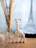 Прорезыватель Sophie la girafe из натурального каучука для малышей, высота 18 см, белый с коричневым — фото 3
