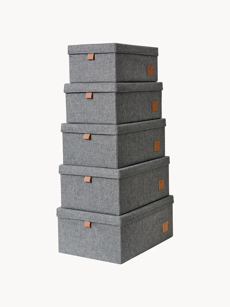 Store It Комплект коробок для хранения Premium, 5 предметов, арт. O18391