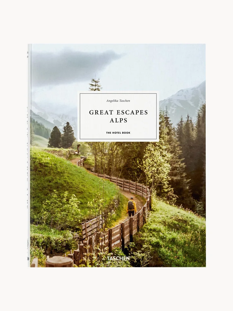 TASCHEN Книга-альбом Great Escapes Alps об отелях и шале в Альпах, твёрдый переплёт, 360 страниц, 24х30 см