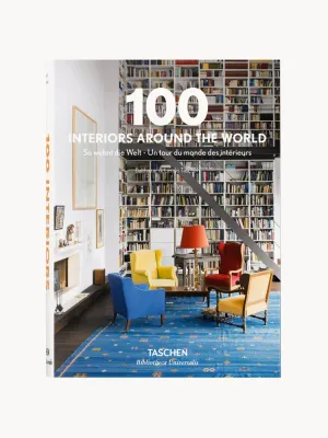 TASCHEN Книга 100 Interiors Around The World, альбом об интерьерах шести континентов, 720 страниц, 14х20 см