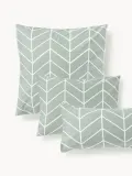 Westwing Collection Наволочка Mirja, Ш 65 × Д 65 см, Шалфейный зелёный — фото 1