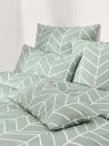 Westwing Collection Наволочка Mirja, Ш 65 × Д 65 см, Шалфейный зелёный — фото 6