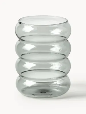 Westwing Collection Набор стаканов Bubbly из боросиликатного стекла, 4 шт., 320 мл, серые