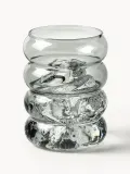 Westwing Collection Набор стаканов Bubbly из боросиликатного стекла, 4 шт., 320 мл, серые — фото 2