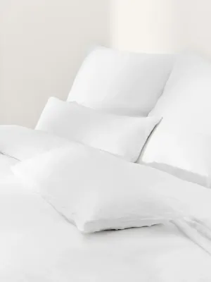 Westwing Collection Пододеяльник Airy льняной белый
