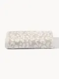 Westwing Collection Полотенце банное Leo, гостевое полотенце XS, Ш 30 × Д 30 см, 2 предм., Бежевый — фото 7