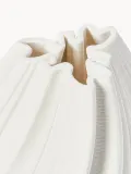 Westwing Collection Ваза Melody из фарфора высотой 29 см, Ø 18 × В 29 см, Белый — фото 2