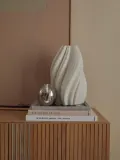 Westwing Collection Ваза Melody из фарфора высотой 29 см, Ø 18 × В 29 см, Белый — фото 6