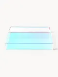 Westwing Collection Набор подносов декоративных Yuki, 2 шт, комплект разных размеров, Прозрачный — фото 4