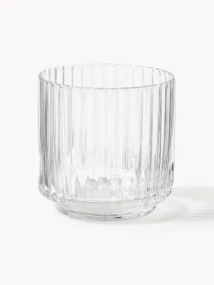 Westwing Collection Набор стаканов Aleo из выдувного стекла, 4 шт., 320 мл, Ø 8 × В 8 см, 320 мл, Прозрачный