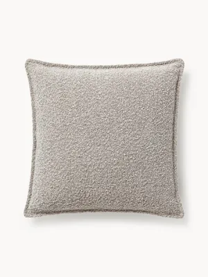 Westwing Collection Подушка декоративная Lennon из букле 60х60 см серо-коричневая
