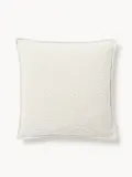 Westwing Collection Подушка декоративная Lennon из букле 60х60 см молочно-белая — фото 1