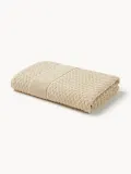 Westwing Collection Полотенце банное Katharina, гостевое полотенце XS, Ш 30 × Д 30 см, 2 шт., Бежевый — фото 7