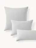 Westwing Collection Наволочка Wanda из хлопковой фланели, светло-серая — фото 7