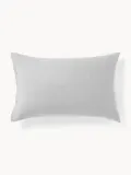 Westwing Collection Наволочка Wanda из хлопковой фланели, светло-серая — фото 8