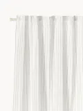 Westwing Collection Комплект штор Birch, Ш 130 × Д 260 см, Приглушённый белый — фото 1
