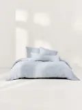 Westwing Collection Пододеяльник Airy льняной голубой — фото 7