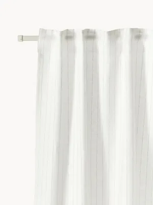 Westwing Collection Комплект штор Birch, Ш 130 × L 260 см, Белый