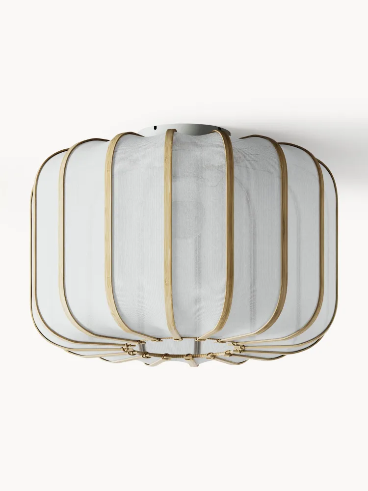 Westwing Collection Потолочный светильник Salma с плетёным абажуром
