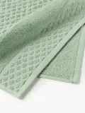 Westwing Collection Полотенце банное Katharina, полотенце для лица, Ш 30 × Д 30 см, 2 шт., Шалфейный зелёный — фото 6