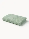 Westwing Collection Полотенце банное Katharina, полотенце для лица, Ш 30 × Д 30 см, 2 шт., Шалфейный зелёный — фото 7