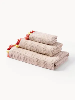 Westwing Collection Комплект банных полотенец Tallulah с бахромой