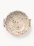 Westwing Collection Миска декоративная из мрамора Fossil, ширина 35 см, арт. S38273 — фото 2
