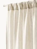 Westwing Collection Комплект штор Harmony, Ш 140 × Д 260 см, Светлый бежевый — фото 6