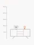 Westwing Collection Настольный светильник Talia, Ø 20 × В 26 см, Коралловый — фото 2