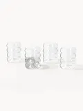 Набор Westwing Collection Bubbly: графин и стаканы из боросиликатного стекла, 5 предметов — фото 7
