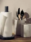 Westwing Collection Набор ёмкостей для хранения Agata из мрамора, 2 предмета — фото 8