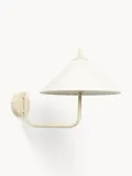 Westwing Collection Настенный светильник Vica, молочно-белый с бежевым — фото 1