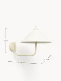 Westwing Collection Настенный светильник Vica, молочно-белый с бежевым — фото 2