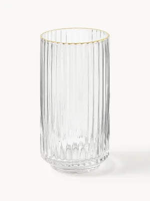 Westwing Collection Набор стаканов Aleo с золотой кромкой, 4 шт., 320 мл, арт. S52761