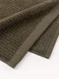 Westwing Collection Полотенце банное Niam, гостевое полотенце XS, Ш 30 × Д 30 см, 2 предм., Оливковый зелёный — фото 4
