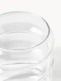 Westwing Collection Набор стаканов Bubbly из боросиликатного стекла, 4 шт., 320 мл, прозрачные, Ø 8 × В 10 см, 320 мл, Прозрачный — фото 4
