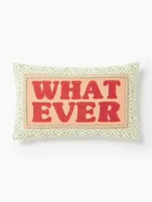 Westwing Collection Наволочка декоративная Whatever, Ш 30 × Д 50 см, Шалфейный зелёный