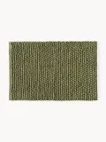 Westwing Collection Коврик для ванной Brady мягкий, Ш 50 × Д 70 см, Тёмный зелёный — фото 7