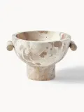 Westwing Collection Миска декоративная из мрамора Fossil, ширина 24 см — фото 1