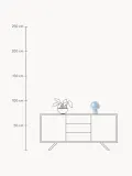 Westwing Collection Настольный светильник Talia, Ø 20 × В 26 см, Светлый синий — фото 2