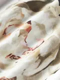 Westwing Collection Пододеяльник Blossom из хлопкового сатина, Ш 135 × Д 200 см, Светлый серый — фото 4